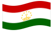 Geanimeerde vlag Tadzjikistan