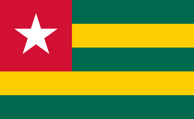 Vlag Togo, Vlag Togo