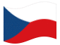 Geanimeerde vlag Tsjechië