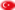 Turkije-Vlag als ovaal vignet