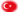 Turkije-Vlag als ovaal vignet