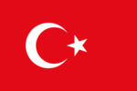 Turkije-Vlag rechthoekig