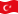 Zwaaien Turkije vlag statisch