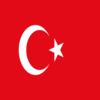 Turkije-Vlag vierkant