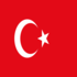 Turkije-Vlag vierkant
