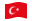 Turkije-Vlag zwaaien