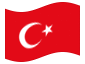 Geanimeerde vlag Turkije