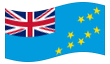 Geanimeerde vlag Tuvalu