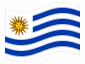 Geanimeerde vlag Uruguay