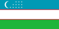 Flag graphics Oezbekistan