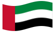 Geanimeerde vlag Verenigde Arabische Emiraten