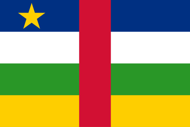 Vlag Centraal-Afrikaanse Republiek