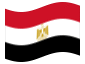 Geanimeerde vlag Egypte