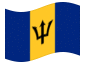 Geanimeerde vlag Barbados