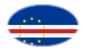 Kaapverdië-Vlag als ovaal vignet