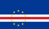 Kaapverdië-Vlag rechthoekig