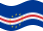 Zwaaien Kaapverdië vlag statisch