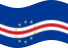 Zwaaien Kaapverdië vlag statisch