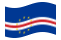Kaapverdië-Vlag zwaaien