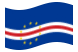Kaapverdië-Vlag zwaaien