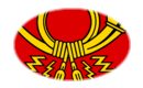 Deutsche Bundespost (dienstvlag van 1950 tot 1994)-Vlag als ovaal vignet