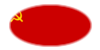 Sovjet-Unie-Vlag als ovaal vignet