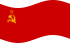 Zwaaien Sovjet-Unie vlag statisch