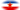 Joegoslavië-Vlag als ovaal vignet