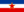 Joegoslavië-Vlag rechthoekig