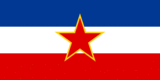 Joegoslavië-Vlag rechthoekig