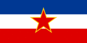Joegoslavië-Vlag rechthoekig