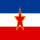 Joegoslavië-Vlag vierkant