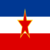 Joegoslavië-Vlag vierkant