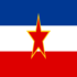Joegoslavië-Vlag vierkant