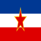 Joegoslavië-Vlag vierkant