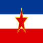 Joegoslavië-Vlag vierkant