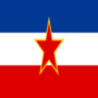 Joegoslavië-Vlag vierkant