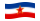 Joegoslavië-Vlag zwaaien