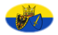 Essen-Vlag als ovaal vignet