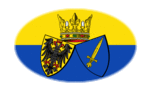 Essen-Vlag als ovaal vignet