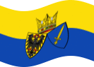 Zwaaien Essen vlag statisch