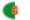 Fuerteventura-Vlag als ovaal vignet