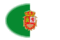 Fuerteventura-Vlag als ovaal vignet