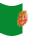 Zwaaien Fuerteventura vlag statisch