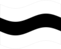 Zwaaien Posen (Pruisische provincie) vlag statisch