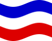 Zwaaien Sleeswijk-Holstein (Pruisische provincie) vlag statisch