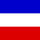 Sleeswijk-Holstein (Pruisische provincie)-Vlag vierkant
