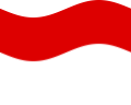 Zwaaien Brandenburg (Pruisische provincie) vlag statisch